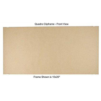 Quadro Clip Frame 10x20 inch Borderless Frame, Box of 4