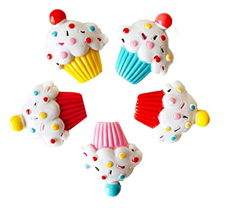 Set of 10 Refrigerator Magnets Ice Cream Ball-sharped Magnets