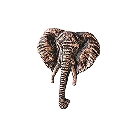 Creative Pewter Designs, Pewter Elephant Refrigerator Magnet, Copper Plated, MC091M