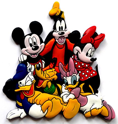 Mickey & Pals ~ Fridge Magnet ~ Refrigerator Magnet ~ Minnie Dolad Goofy Pluto Daisy Disney