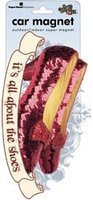 Paper House Productions MCAR-1019E 3-Pack Decorative Car Magnet, Oz-Ruby Slippers