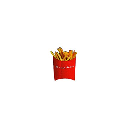 Paper House Productions M-0132E Die Cut Refrigerator Magnet, French Fries (6-Pack)