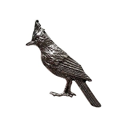 Creative Pewter Designs, Pewter Steller's Jay Refrigerator Magnet, Antiqued Finish, B110M