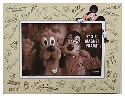 Disney Parks - Character Autographed Magnet Frame