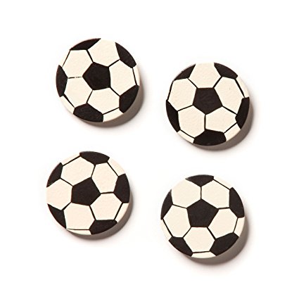 Embellish Your Story Soccer Magnets - Set of 4 - Magnets Photo Frame Embellish E00027EYS by Demdaco