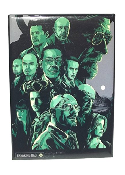 Breaking Bad Cast Member Black and Green Magnet-1 piece