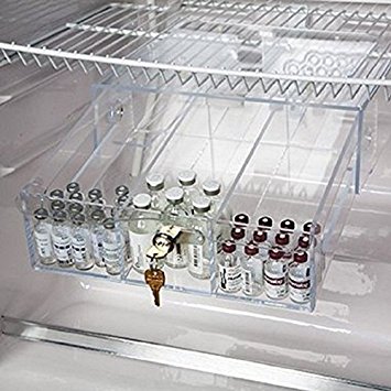 Divine Medical Tilting Refrigerator Box with Key Lock