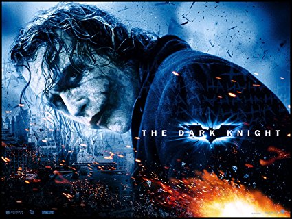 Batman The Dark Night Fridge Magnet Heath Ledger The Joker Movie Poster Canvas Print 6 x 8